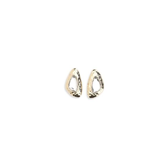 Self-Portrait Gold Brass Women's Earrings